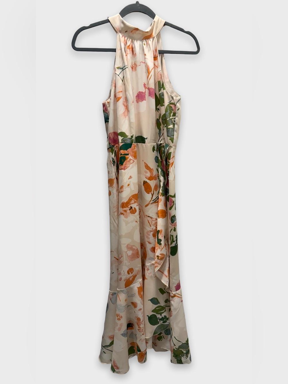JJs House Halter Floral Maxi Dress – NWT, Size M